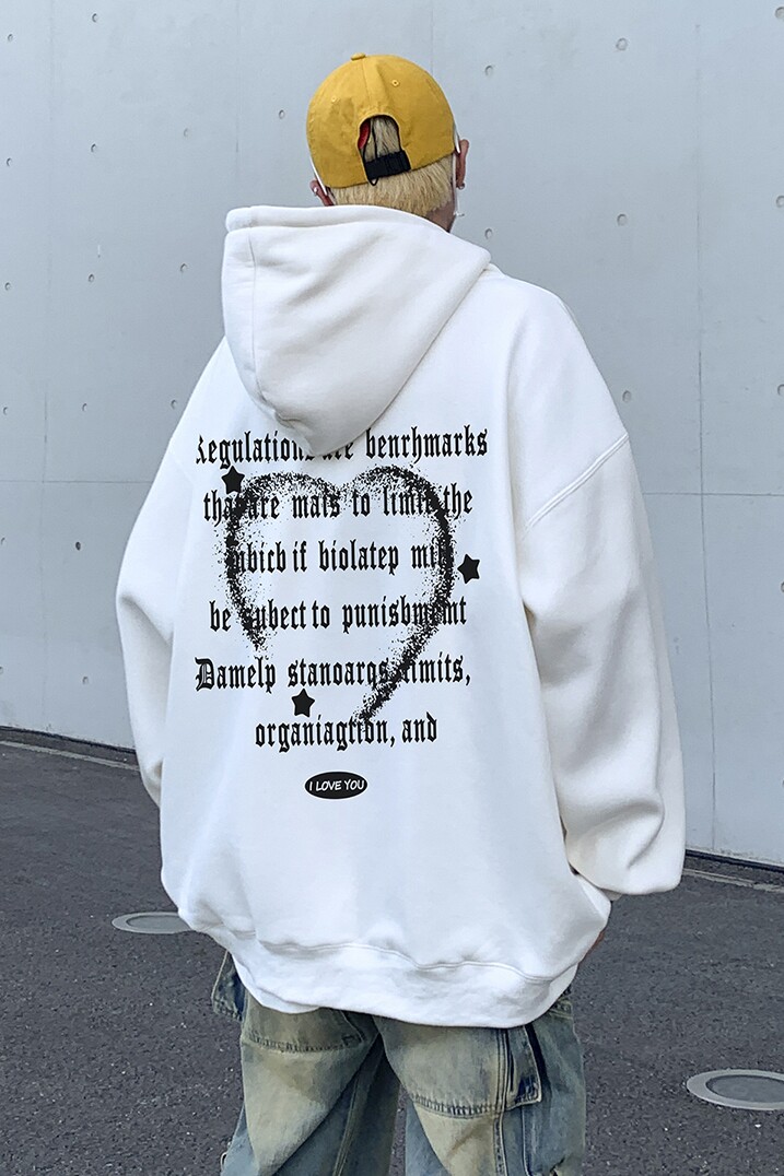 直播品质！重磅加绒新品连帽宽松套头卫衣XZ203-W651加绒-P58,男装卫衣,星座203