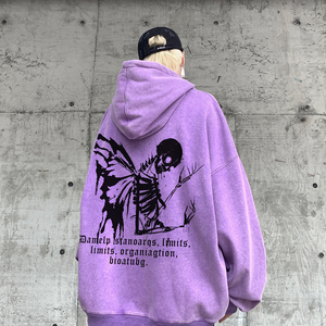 直播品质! 秋冬重磅水洗做旧连帽卫衣 XZ203-SW632-P68...图片