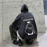 冬装水洗做旧加绒加厚连帽卫衣XZ203-W106加绒-P78，男装卫衣，星座203