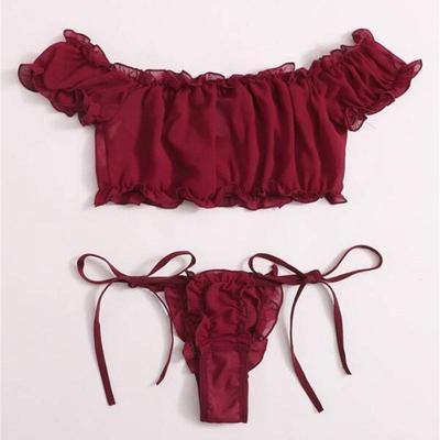 Sexy home clothes emotional underwear chiffon temptation