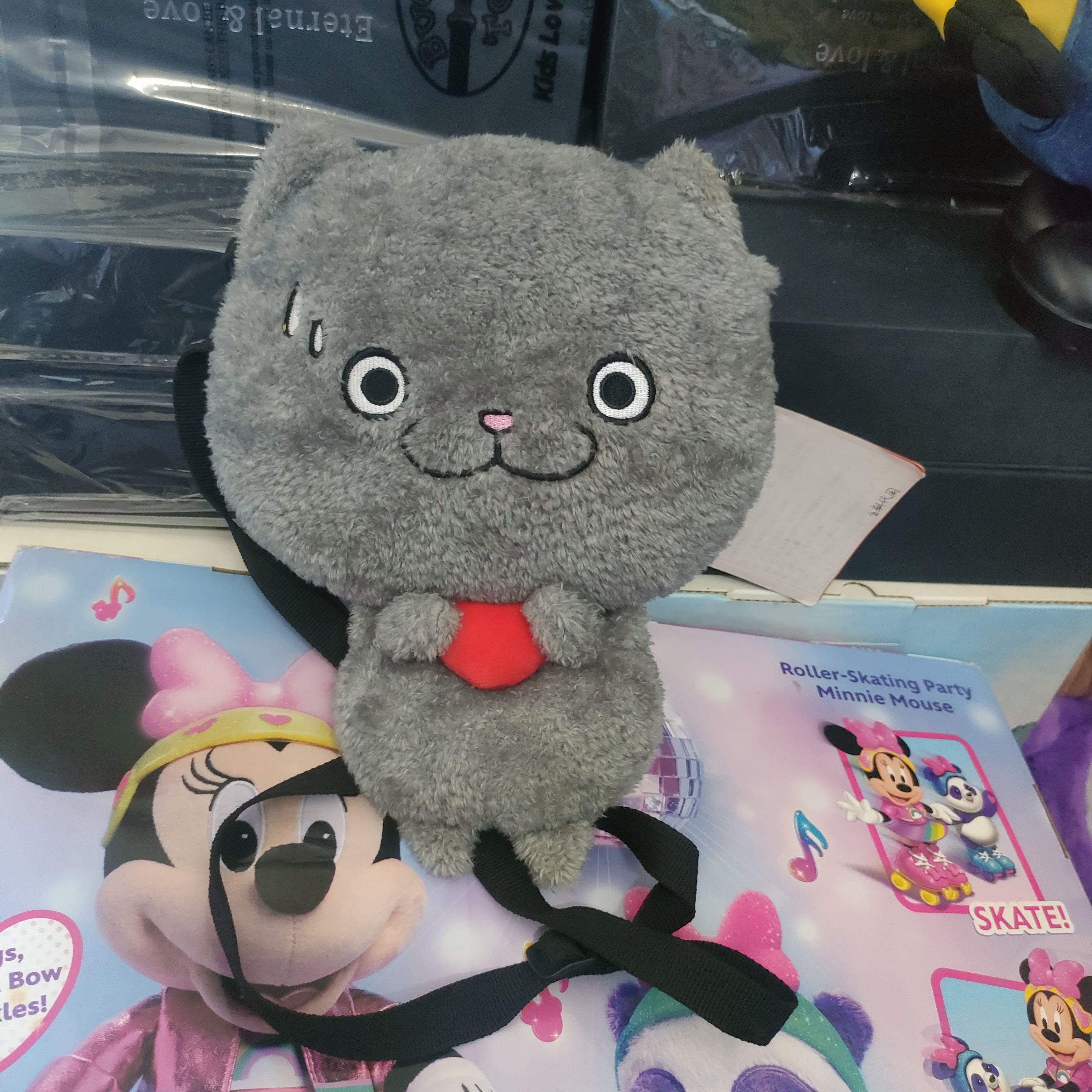 CATXMAN 周柏豪 DOLLY BAG WITH HEART 猫星侠爱心造型斜挎包