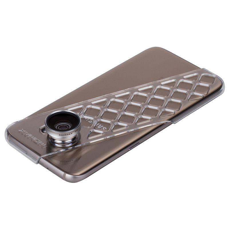 MOMAX X-LENS 2-in-1 Super 15x Macro + 120° Wide-angle Lens Case Cover for Samsung Galaxy S7 Edge