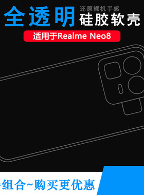 适用Realme Neo8轻薄手机壳真我Neo8 5G/限定版/RMX8899塑料胶质软外壳合身百搭圆润秒装透光好裸壳全新胶套