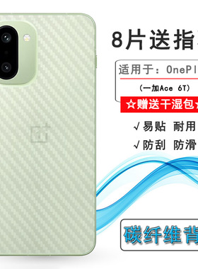适用一加Ace 6T半透明手机后膜OnePlus Ace6T 5G磨砂背面膜PLR110孔位精准反面膜防尘质感舒适优质护壳膜柔软