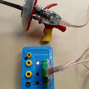 可发声击剑验剑器花剑重剑整剑多功能检测器金属衣拖线盘检测装备