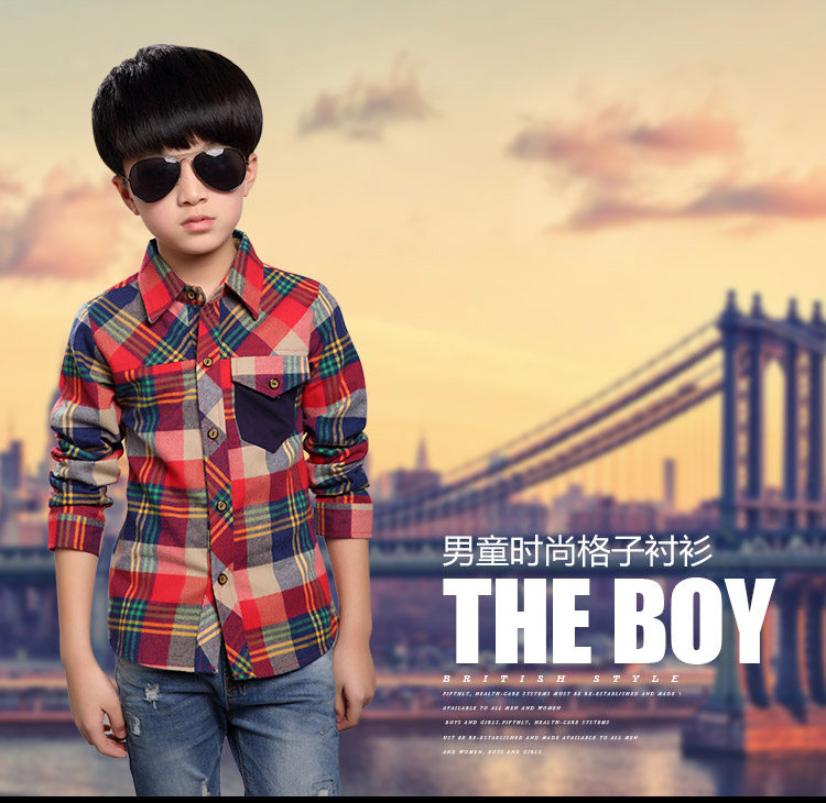 Chemise garcon à manche longue - Ref 2076536 Image 4