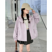 冲锋衣 洋气儿童春秋上衣大女孩时髦春季 女童外套春装 今年流行新款