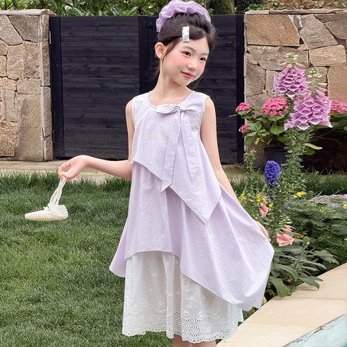 女童连衣裙夏季2026新款儿童吊带裙独特漂亮背心裙绝美公主裙夏装