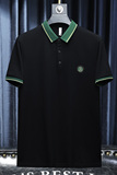 欧货高品质珠地棉2023夏季新款男士短袖POLO衫9982-P75白沙发，男装Polo衫，钱塘6009(原3017)
