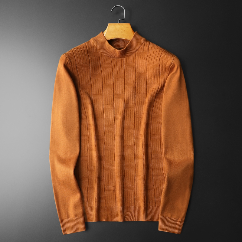 2023秋冬新品冬季半高领羊毛衫针织衫打底QT3017-801-P85平铺咖,男装针织衫/毛衣,钱塘6009(原3017) 2023秋冬新品冬季半高领羊毛衫针织衫打底QT3017-801-P85平铺咖,男装针织衫/毛衣,钱塘6009(原3017)