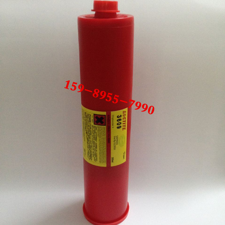 原装进口loctite乐泰3609 电子红胶 MIS蕊片胶 电气绝缘胶 300ML