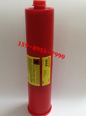原装进口loctite乐泰3609 电子红胶 MIS蕊片胶 电气绝缘胶 300ML