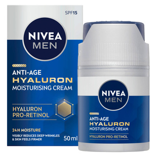 面霜SPF15 澳洲代购 抗老玻尿酸保湿 Men妮维雅男士 Cream 德国NIVEA