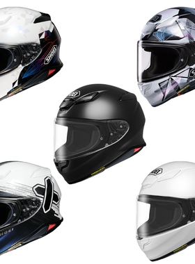 日本进口SHOEI Z8摩托车头盔千纸鹤X符号白色机车防摔全盔