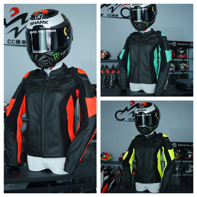 丹尼斯防摔保暖女款皮衣机车骑行