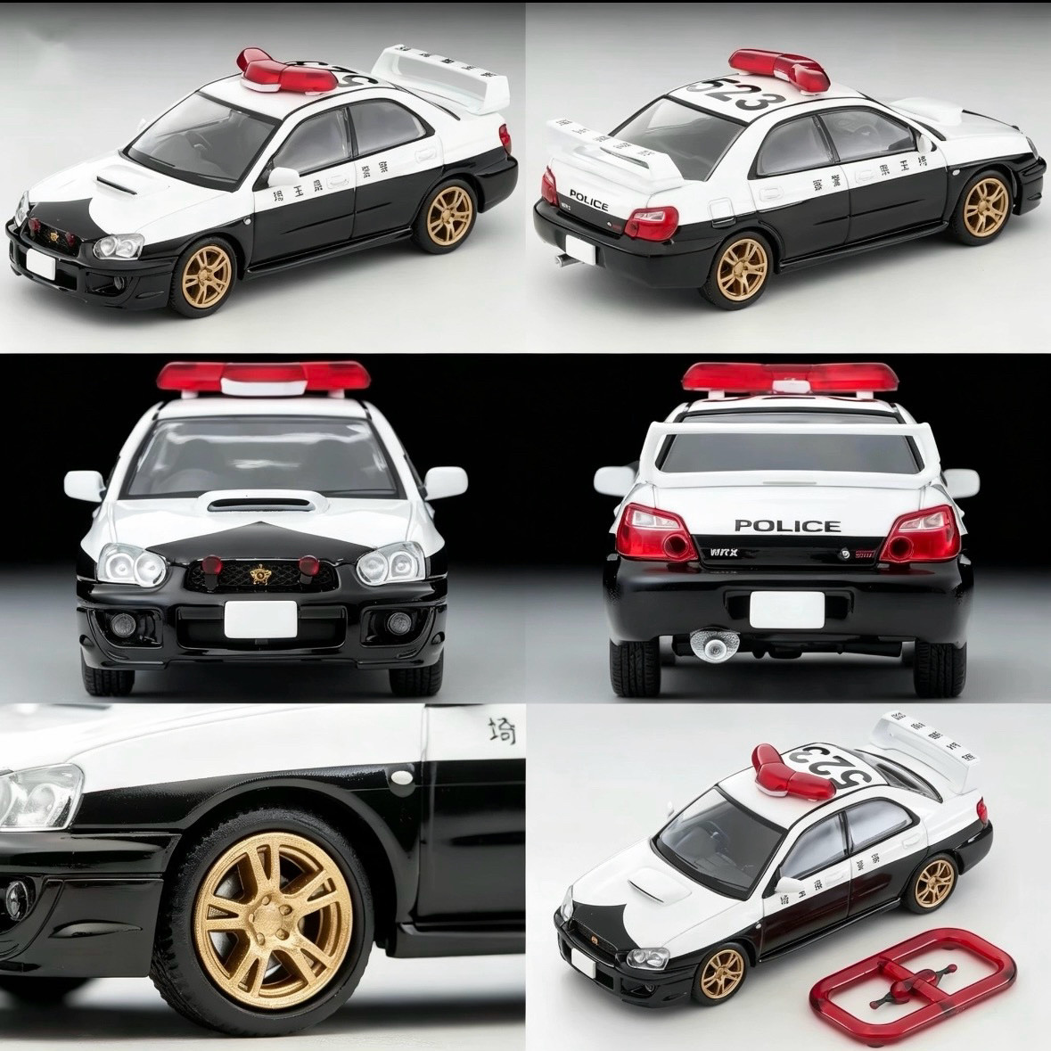 tlv斯巴鲁Subaru Impreza WRX STi GDB 埼玉县警车 1:64 多美卡图片