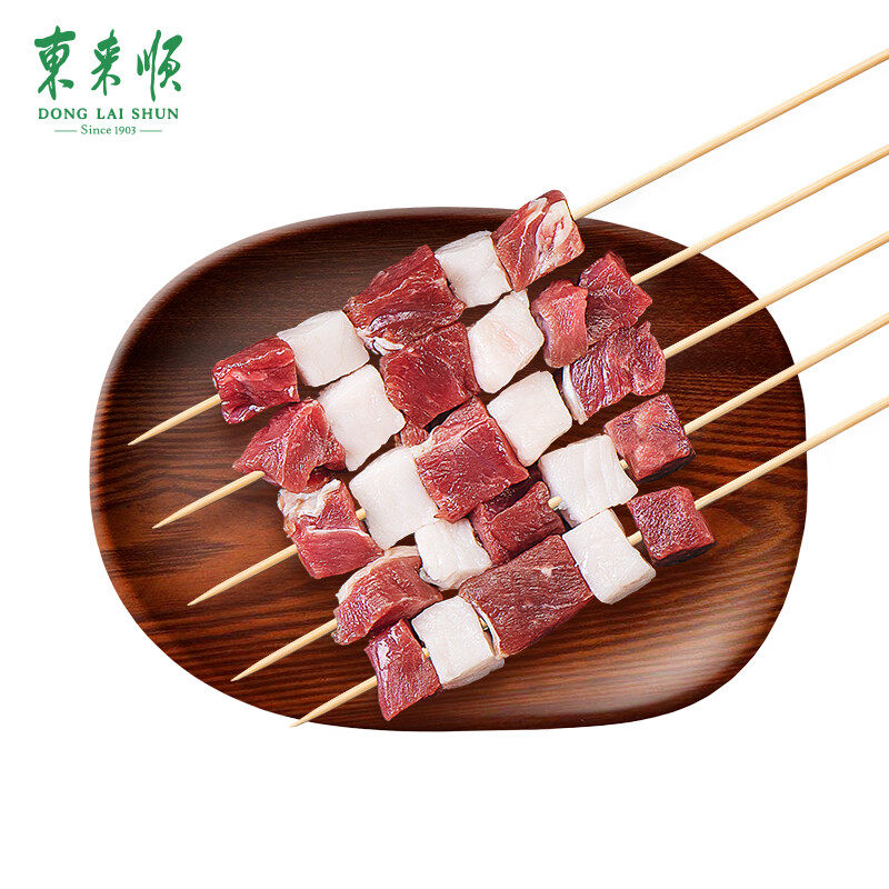 东来顺 国产草原原切羊肉串 400g/袋（约20串）冷冻BBQ烧烤食材怎么看?