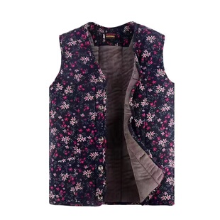 妈妈冬装驼绒马甲阿姨加厚保暖马夹棉衣中年妇女简约大码坎肩棉袄