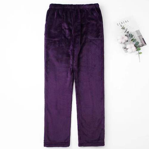 老年冬天保暖睡裤女加绒加厚休闲