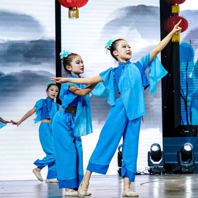 桃李杯手工舞蹈休闲竹凳