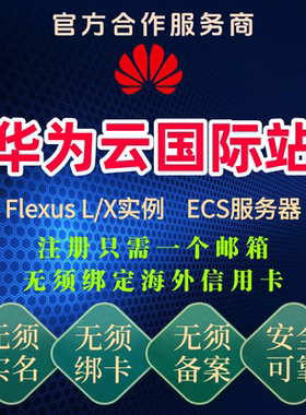 华为云服务器Flexus L/X系列轻量云服务器远程云桌面注册充值优惠