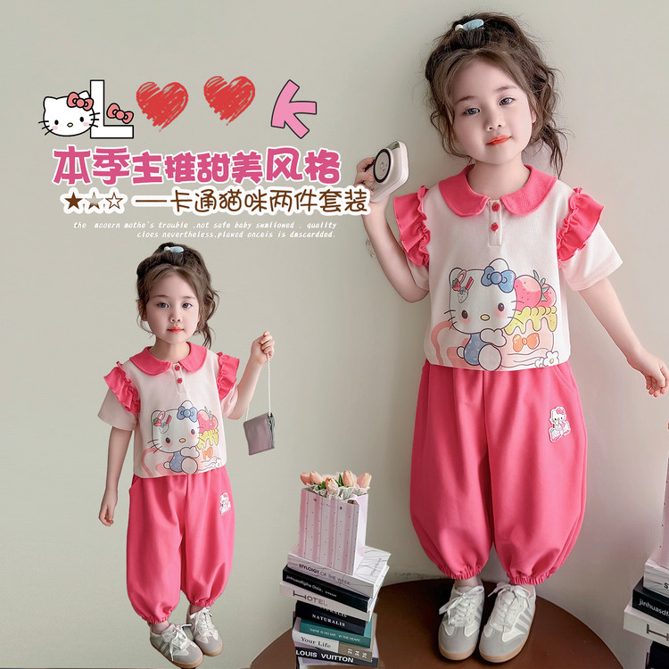2026夏季女童HelloKi套装
