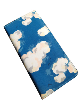 亏本甩卖日系CATH短款拉链钱夹女学生碎花云朵小众小钱包一体包