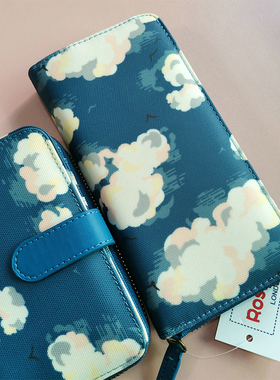 亏本甩卖日系云朵钱包女cath k短款拉链钱夹女碎花小众kidston