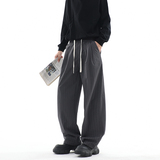 秋季青少年新款港风韩版宽松休闲工装长裤1401-K213-P40控68，男装休闲裤，星座1401