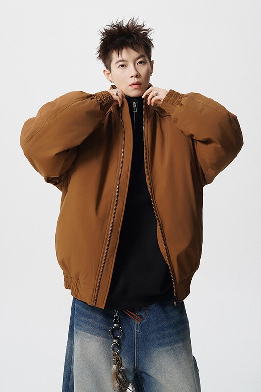 秋冬棉衣立领宽松休闲潮流保暖棉服加厚外套MY2588-特批P65已出货,男装棉衣,星座1401