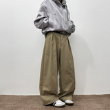 25年春秋新款老爹裤休闲西裤高街潮款直筒宽松1401-K216-P45，男装西裤，星座1401