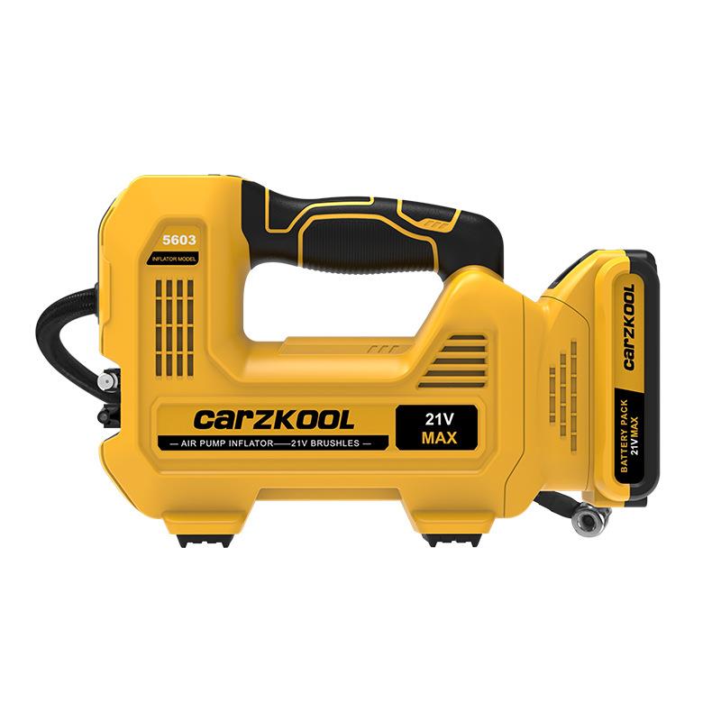车载充气泵家车两用21V电动打气筒便携式轮胎汽车打气泵充电无线
