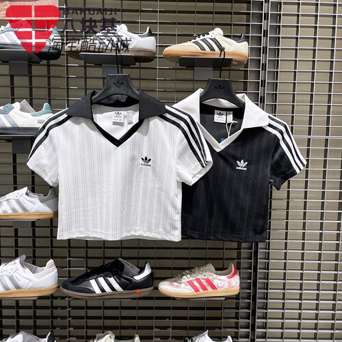 阿迪达斯三叶草女短袖