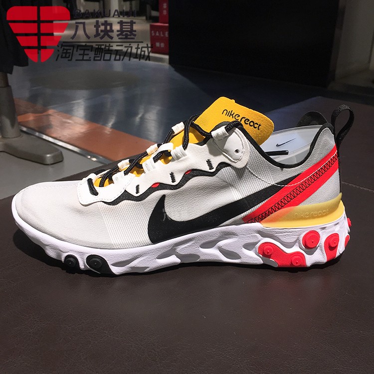 ÄÍ¿ËÄÐЬREACT ELEMENT 55 ¸ßÇŶܼò°æÔ˶¯Åܲ½Ð¬ BQ6166-102-300