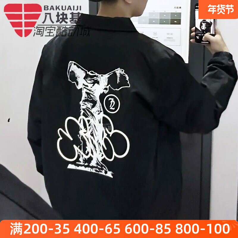 耐克男装防水翻领夹克外套