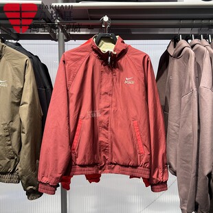 IQ3705 CNY摇粒绒保暖红色立领夹克外套 613 2026春新年款 耐克男装