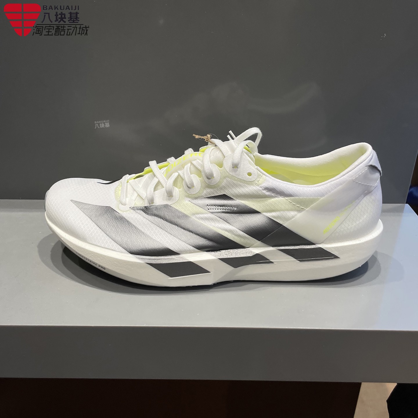 阿迪达斯男鞋2026秋季ADIZERO ADIOS 9 轻便透气竞速跑步鞋KH8894