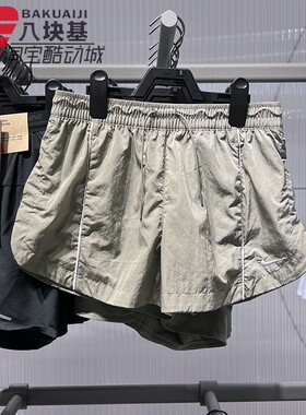 Nike耐克女裤2025夏季梭织速干热裤运动休闲短裤三分裤FV7501-320