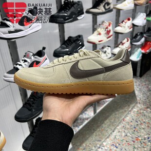 Nike耐克男鞋2026春米棕撞色复古德训鞋生胶底舒适板鞋HF3165-201