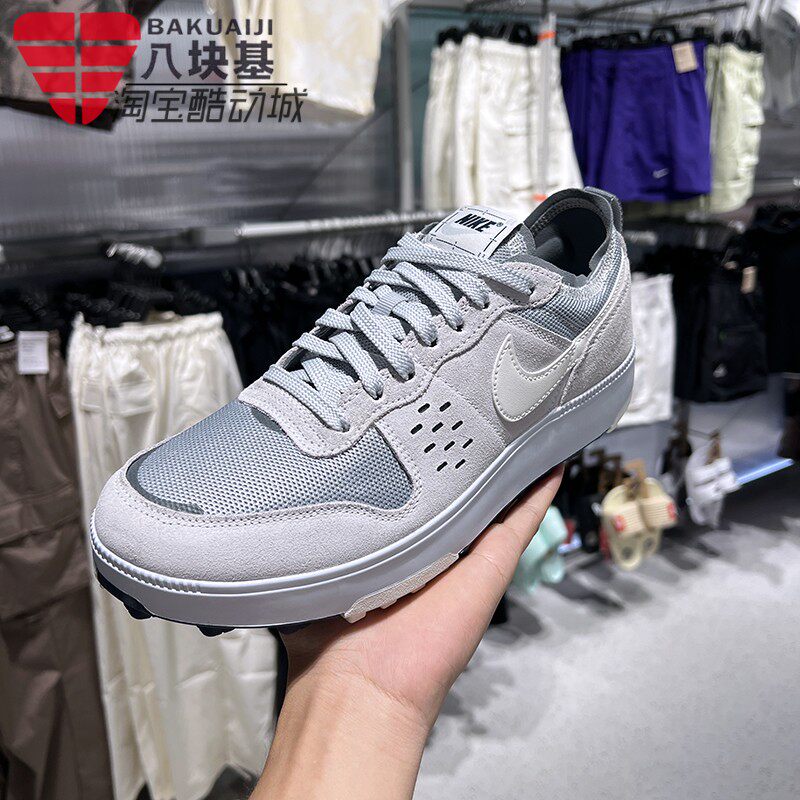 Nike耐克男鞋2025秋季C1TY翻毛皮复古灰色户外运动板鞋FZ3863-015