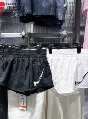 NIKE耐克女裤2025秋新款日常休闲运动跑步训练梭织短裤FV6365-010