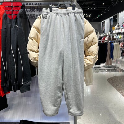耐克男裤抽绳束脚裤宽松直筒长裤