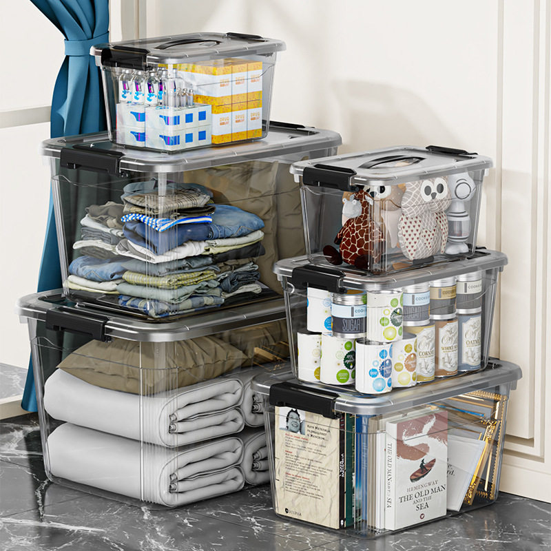 透明收纳箱塑料特大号储物箱子超大容量宿舍衣服整理收纳盒子批发,收纳整理,吸尘器收纳架/盒/袋,淘宝优惠券,粉丝福利购,淘宝优惠卷
