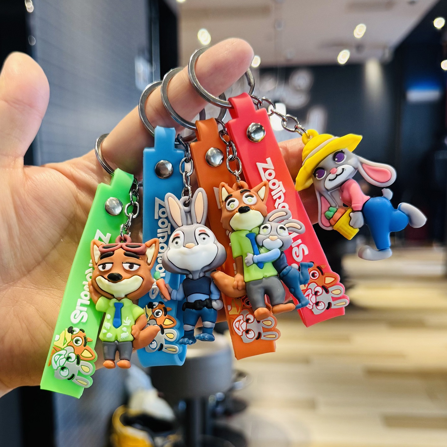 疯狂动物钥匙扣挂件活动小礼品