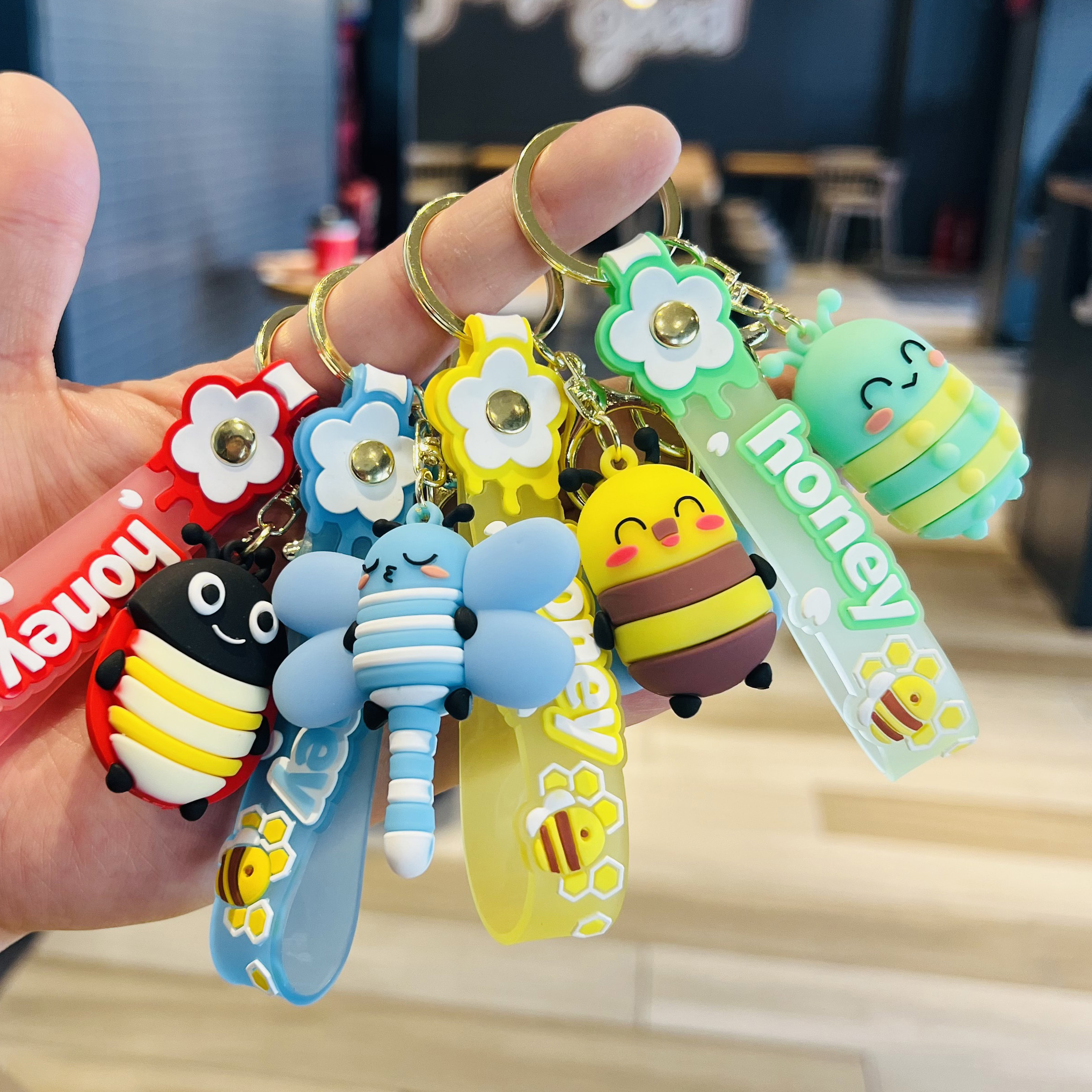可爱昆虫钥匙扣挂件小礼品