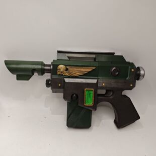 战锤40K周边 暗潮 重型激光手枪 白模涂装定制 1:1 拍照