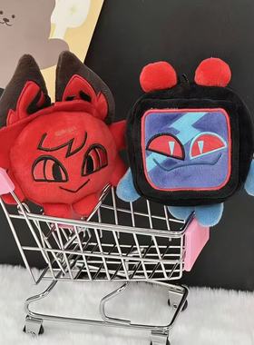 地狱客栈正版原创地狱客栈属性alastor棉花娃娃10cm同人周边毛绒