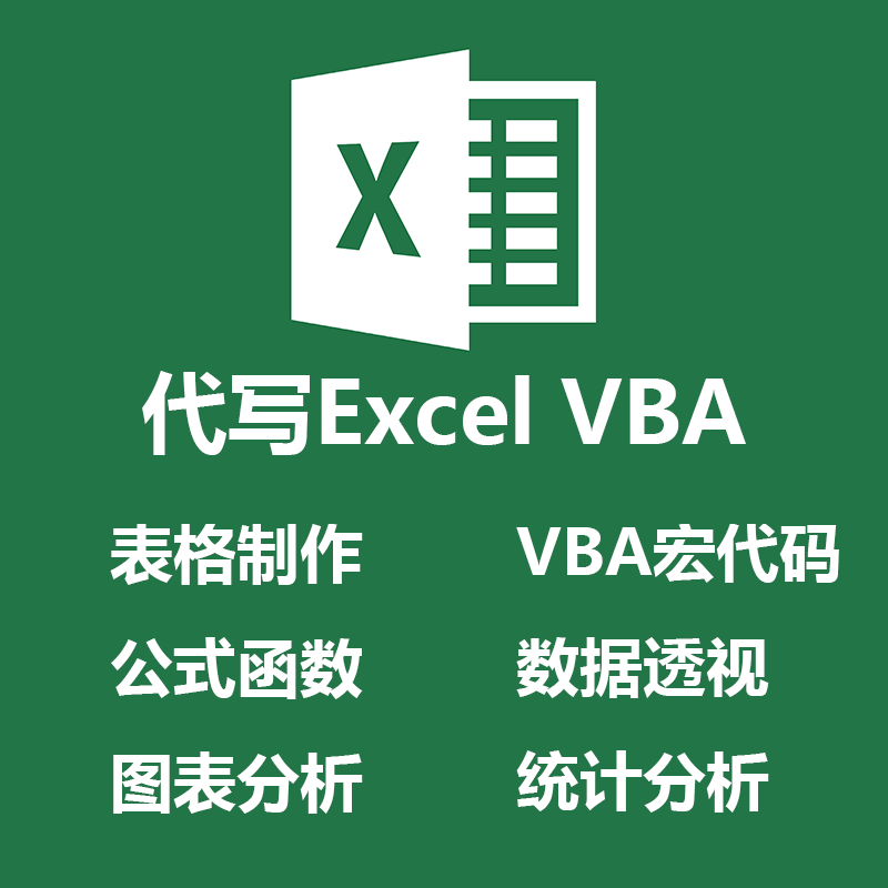 VBA代写 Excel电子表格office办公制作