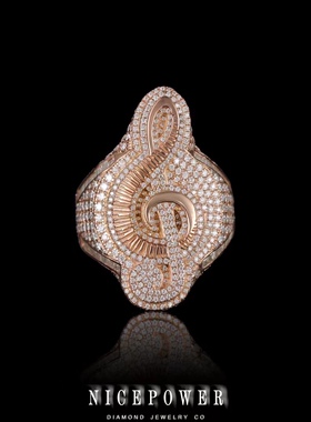 NICEPOWER定制欣赏 Custom音符 For APMOZART 莫扎特定制戒指