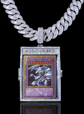 NICEPOWER 游戏王卡片球星卡 满钻嘻哈吊坠